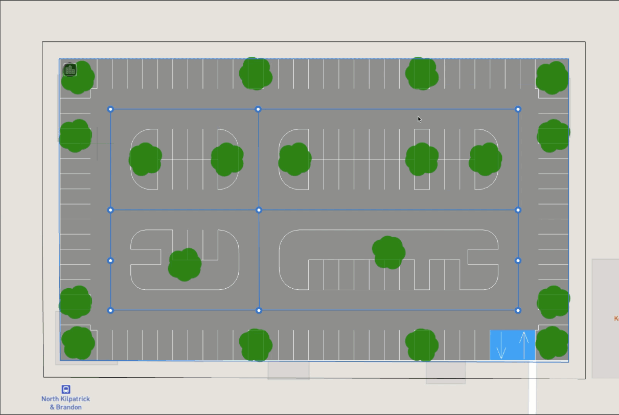 Surface Parking manual mode
